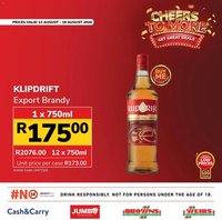 Jumbo Liquor Specials