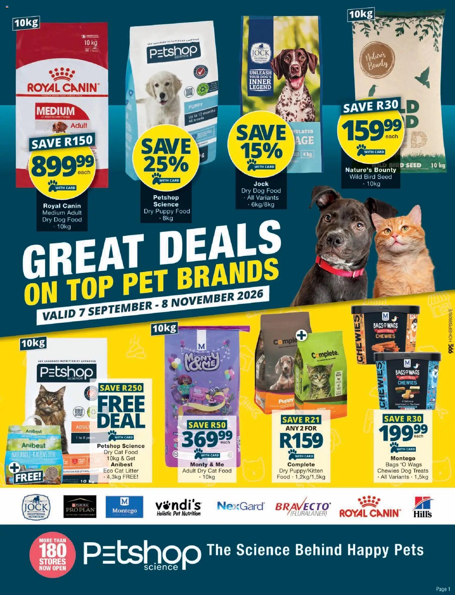 Checkers Petshop Science Deals