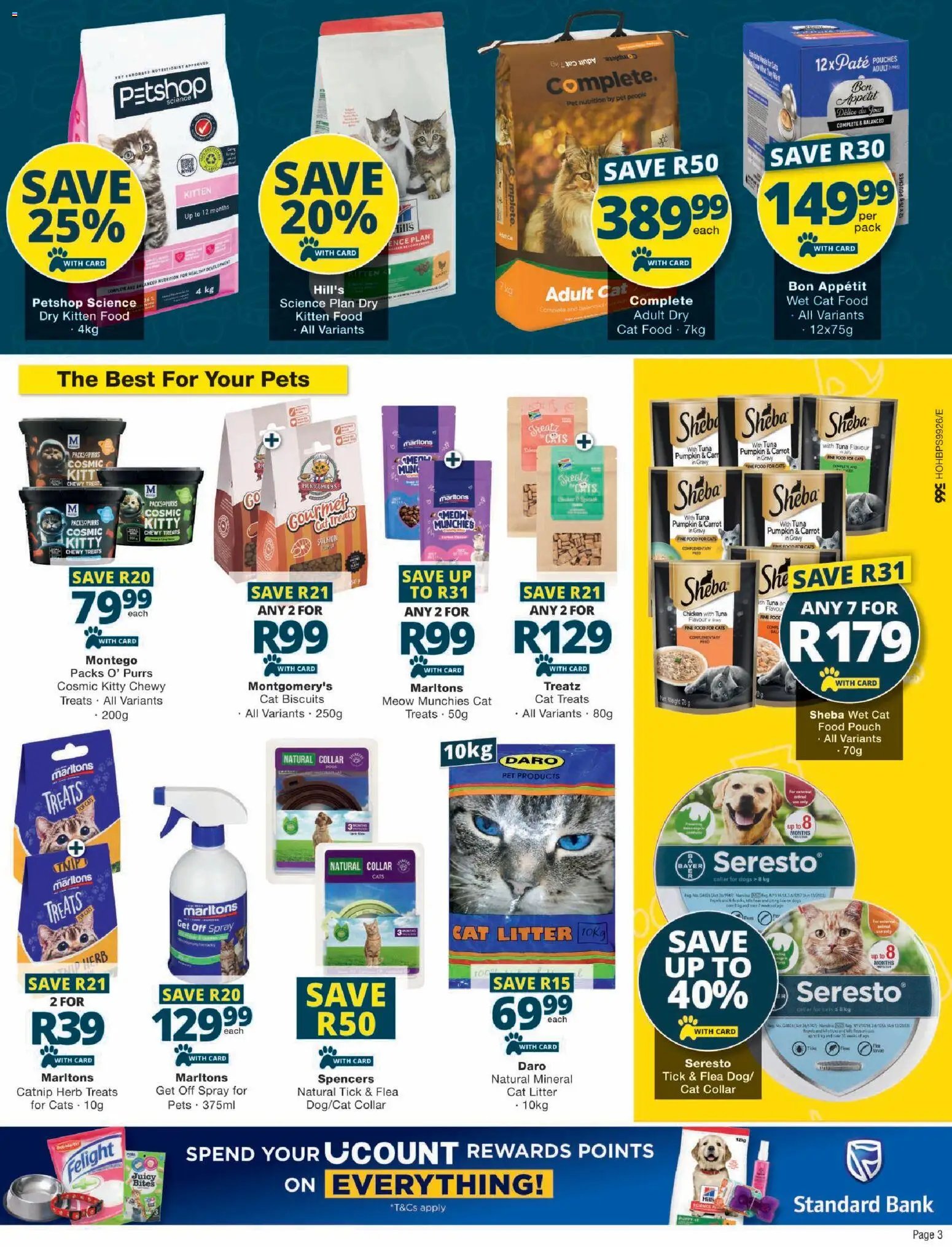 Checkers Petshop Science Deals