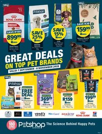 Checkers Petshop Science Deals