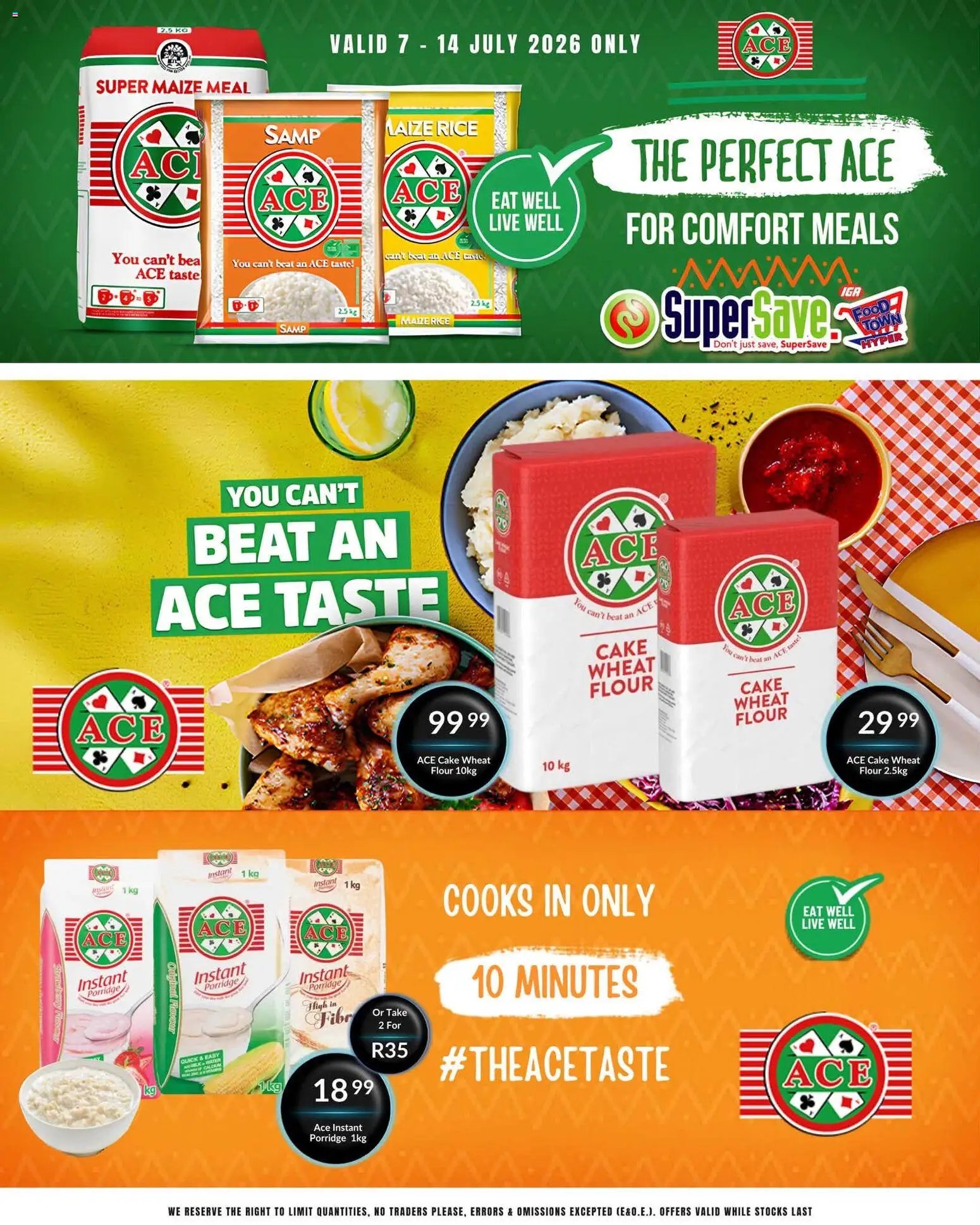 Super Save ACE favourites