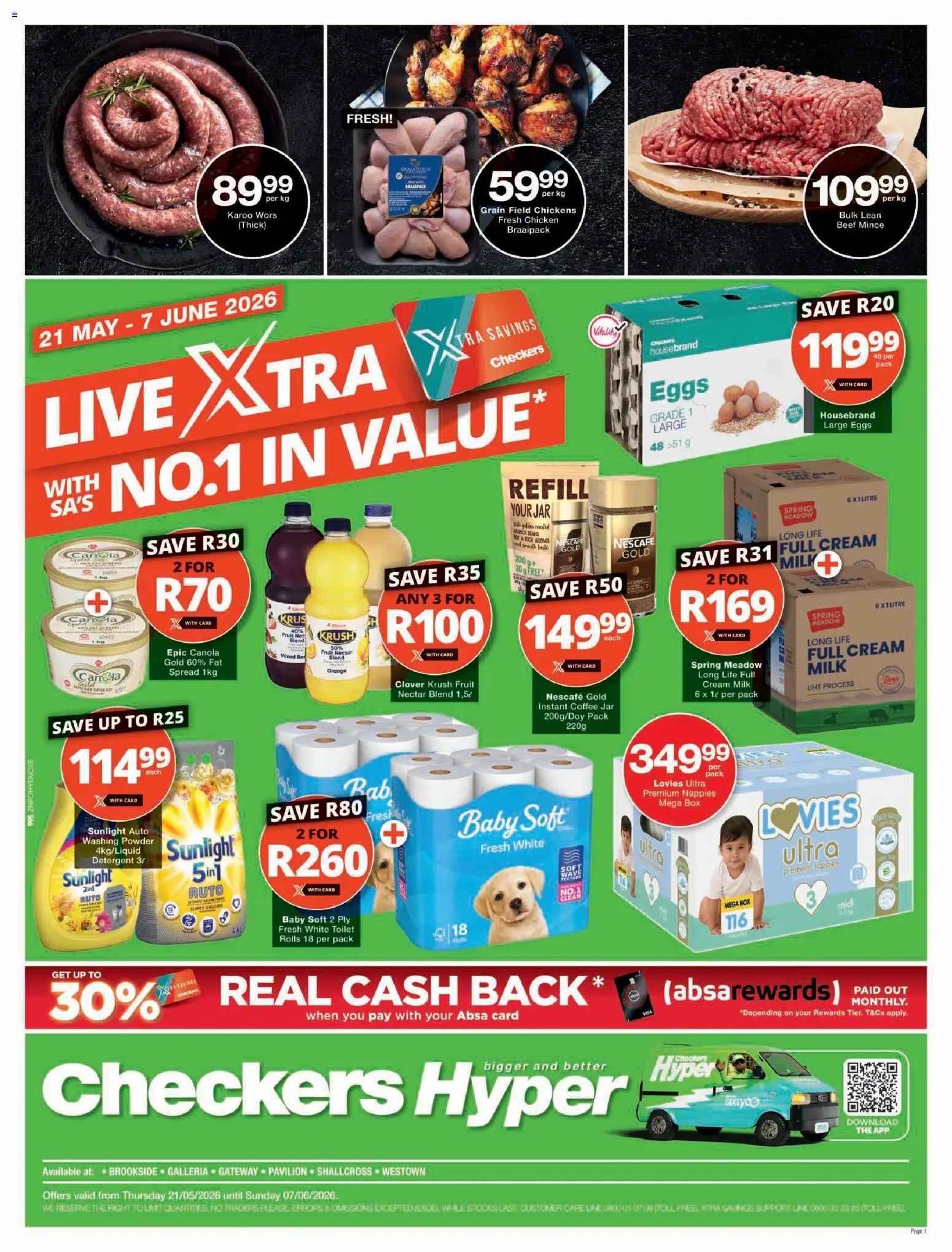 Checkers - Kwazulu Natal - Hyper May Month-End Promotion