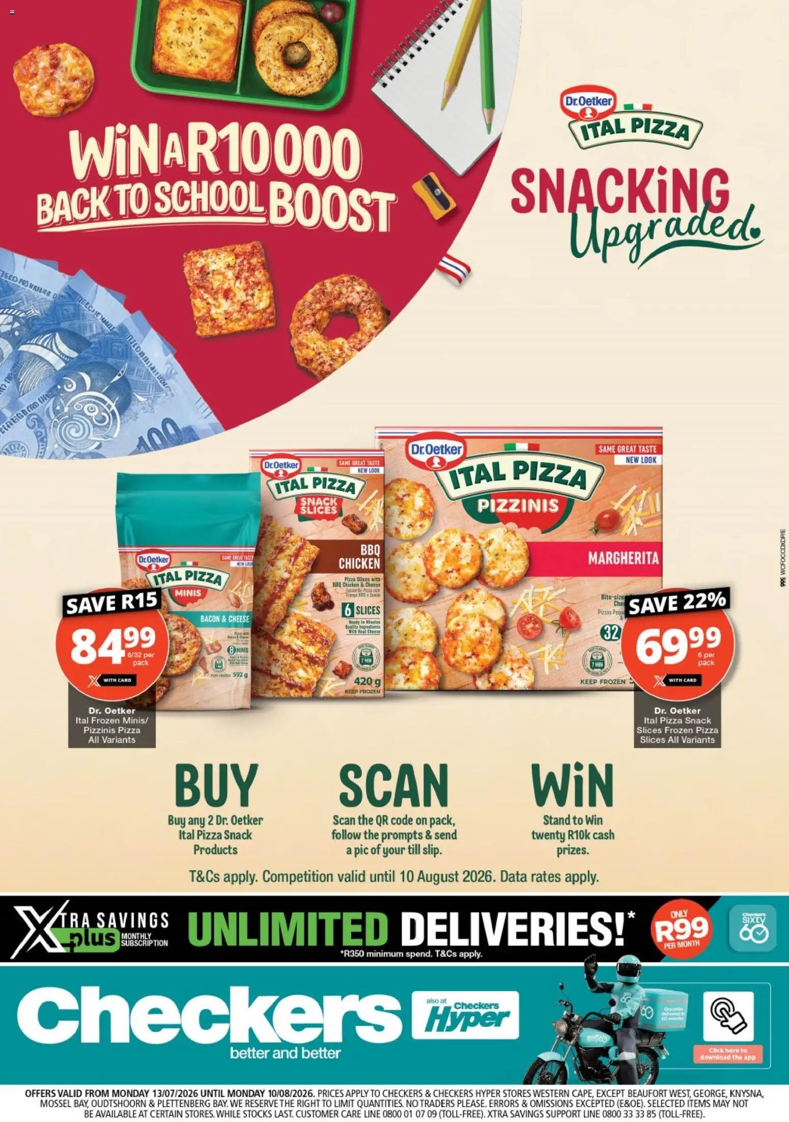 Checkers - Western Cape - Ital Pizza Promotion