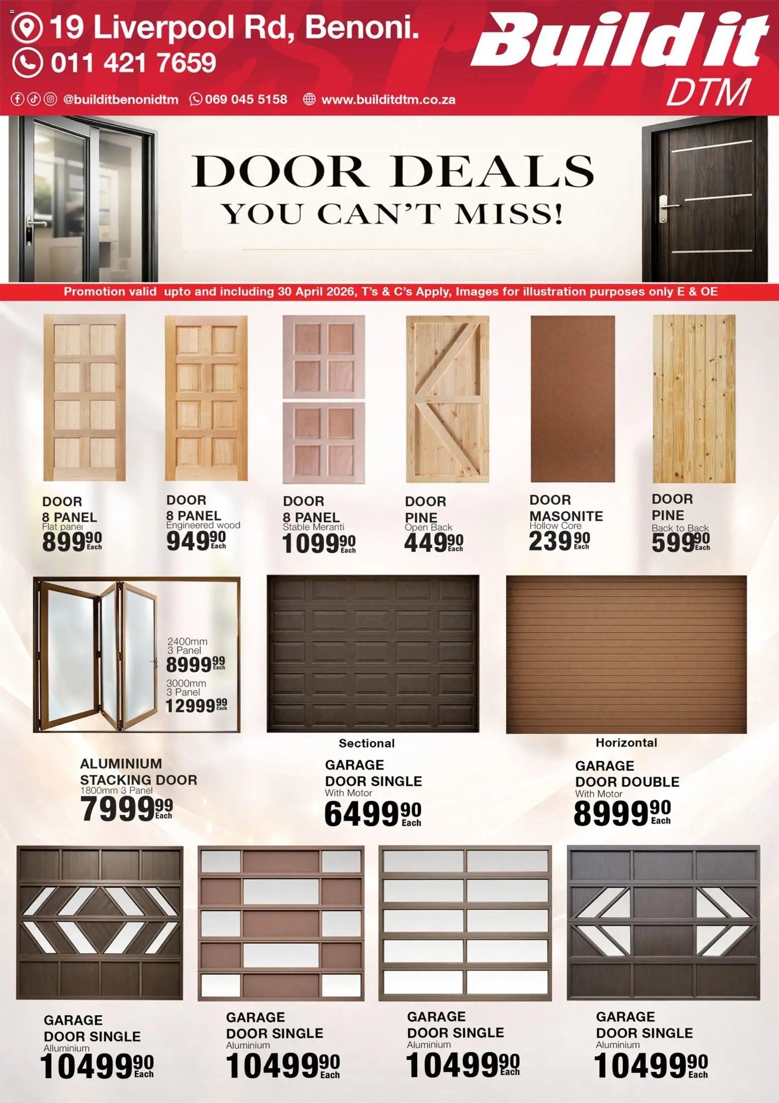 Build It Door Specials (2026-04-13 - 2026-04-30) | 1