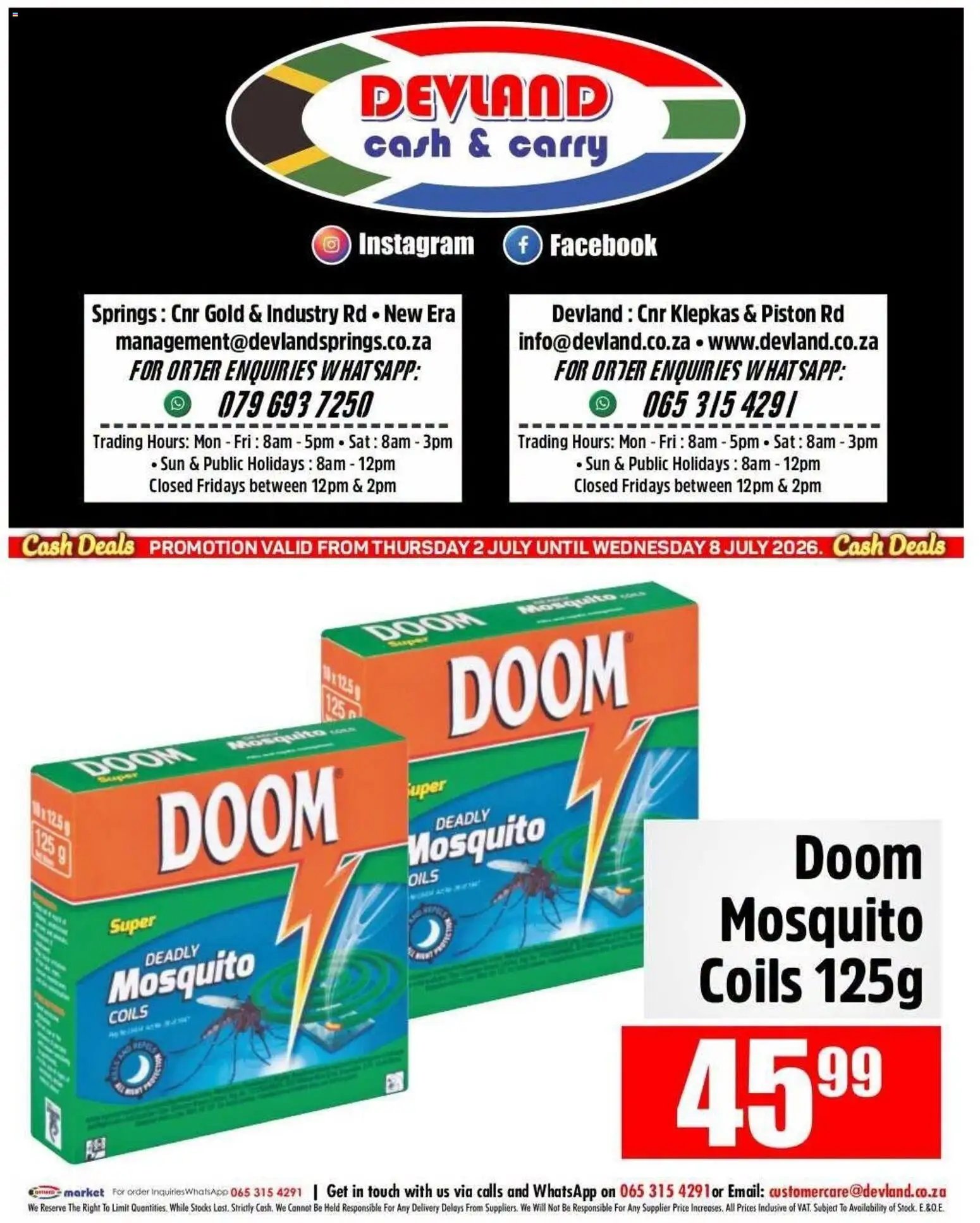 Devland Specials