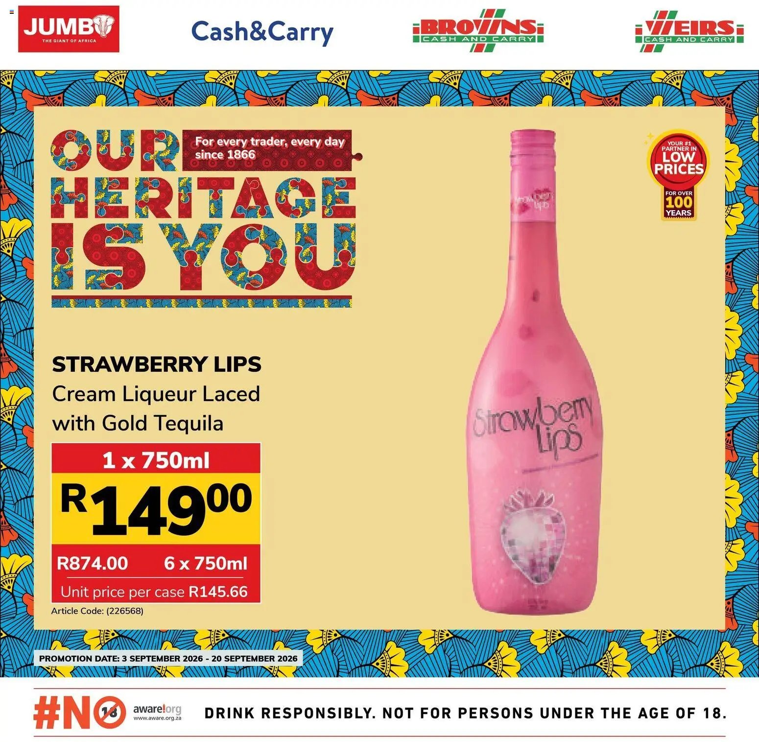 Jumbo Liquor Specials