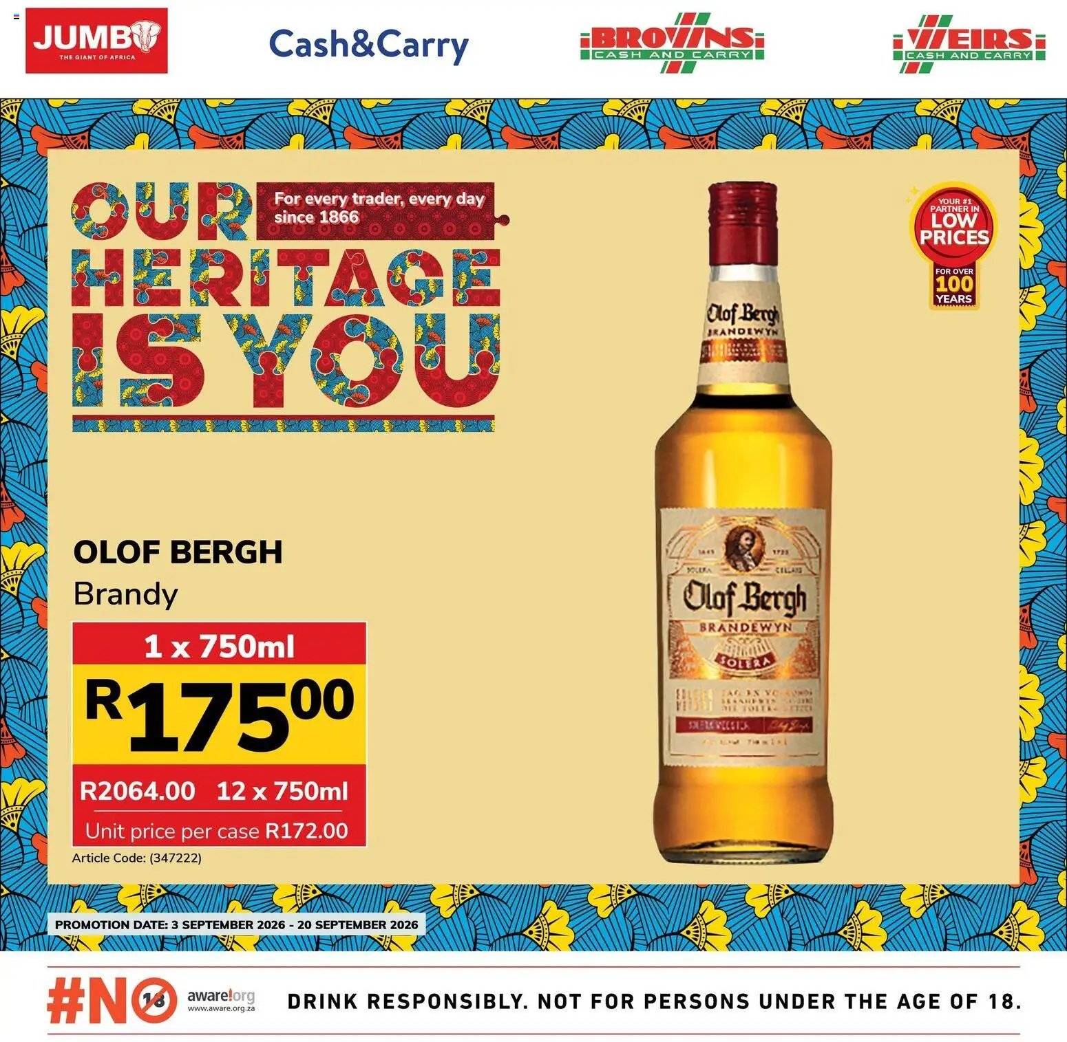 Jumbo Liquor Specials