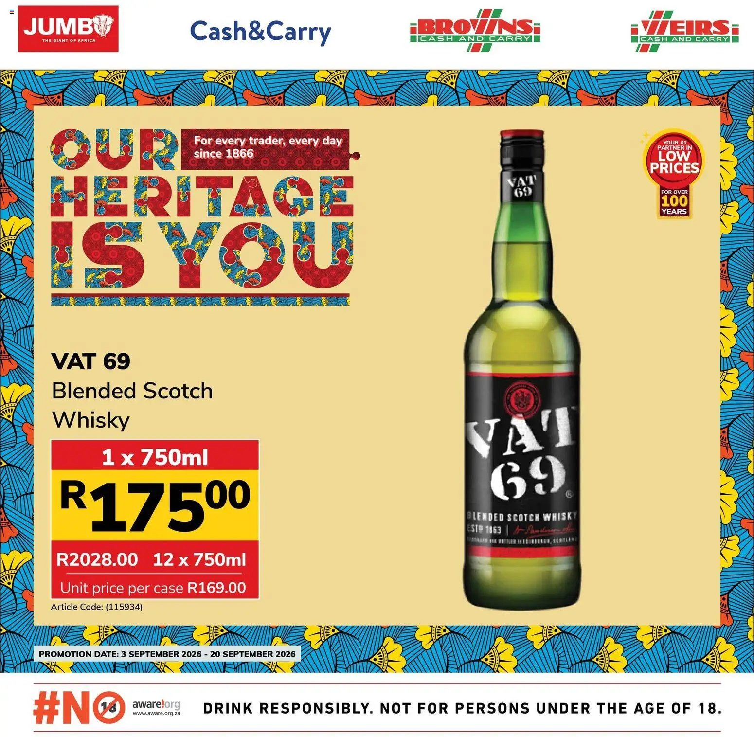 Jumbo Liquor Specials