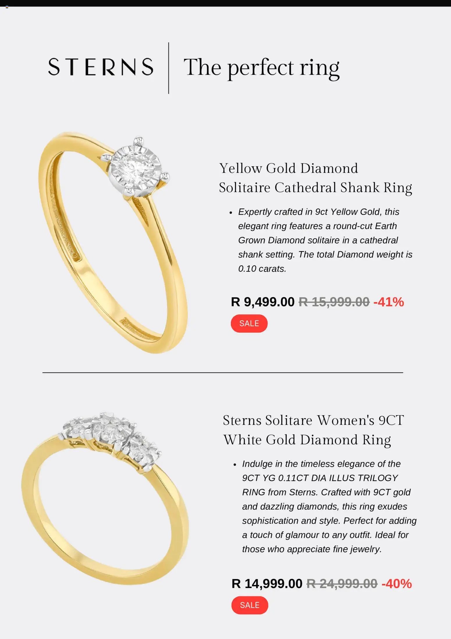 Sterns Specials