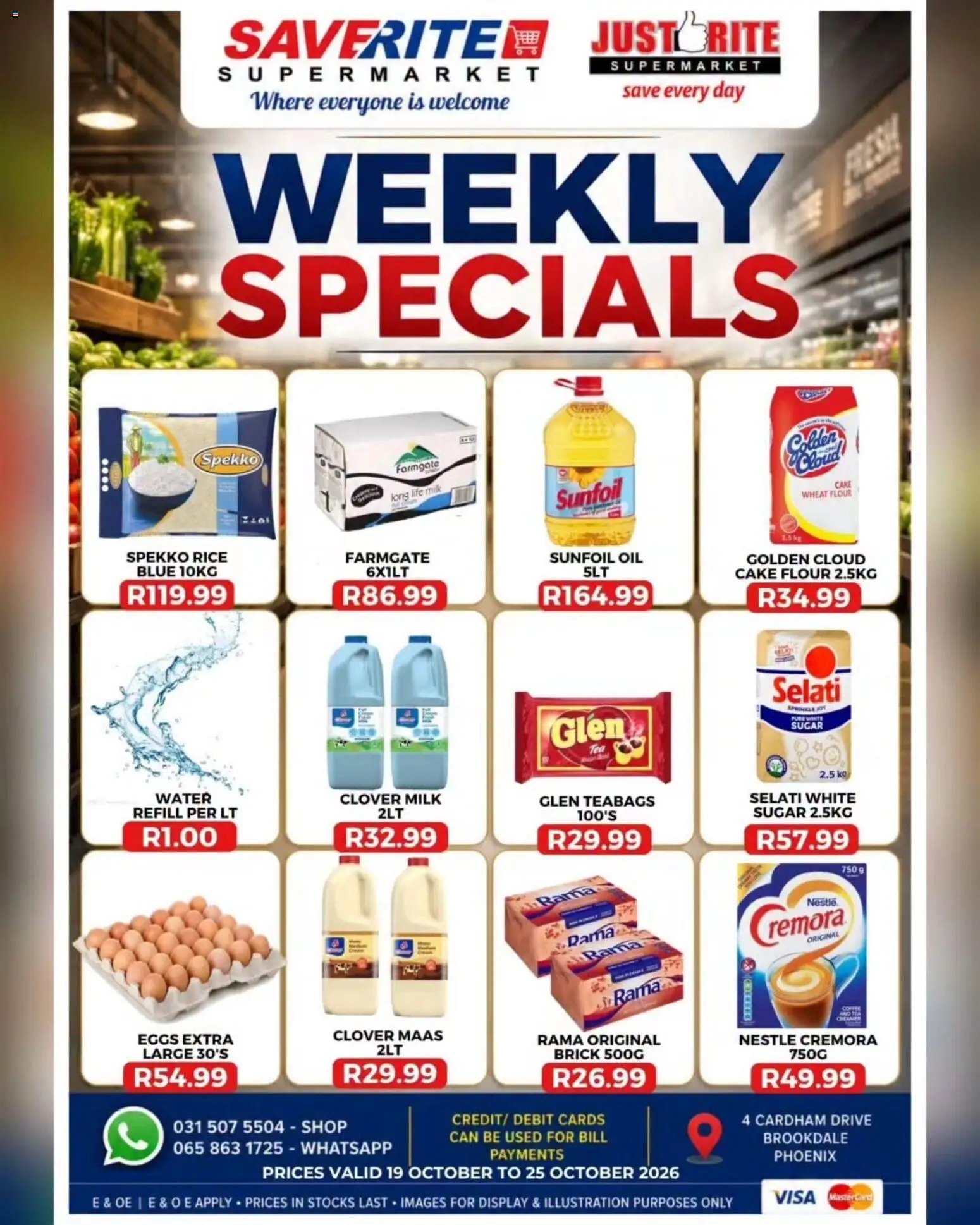Saverite Specials