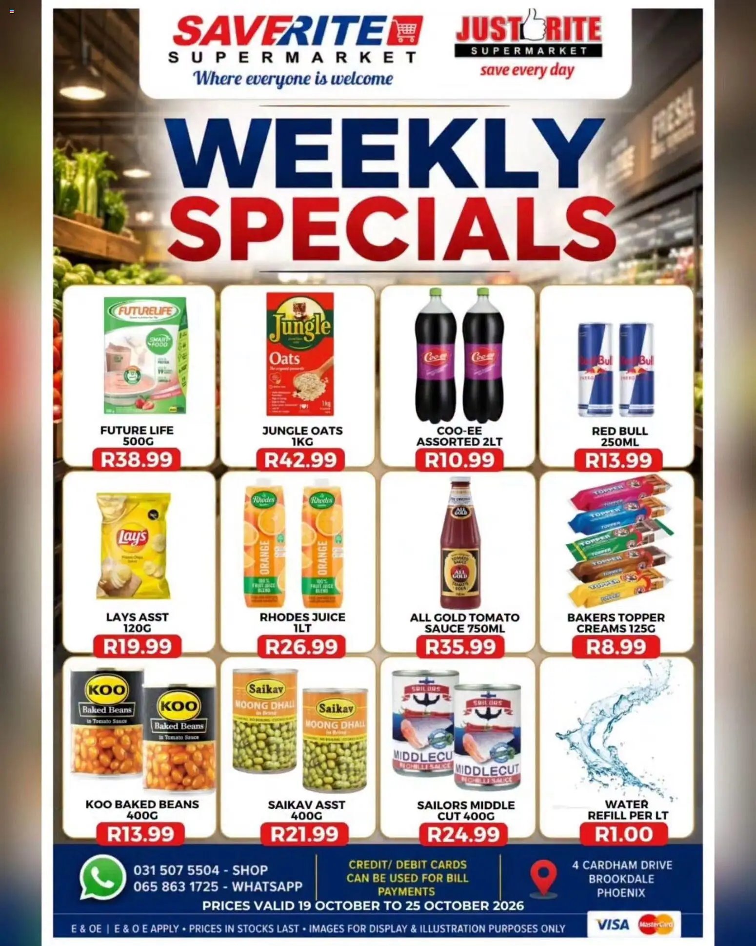 Saverite Specials