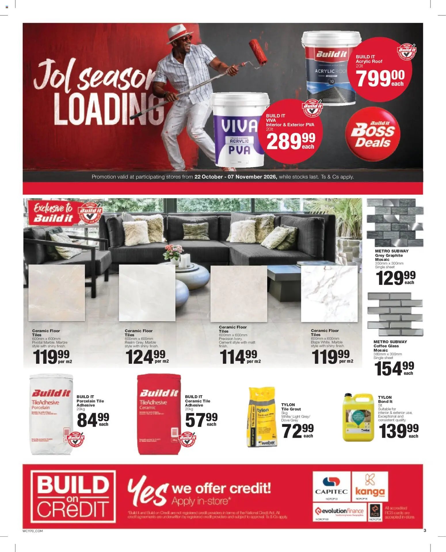 Build It Western Cape - Specials