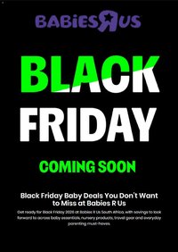 Babies R Us Black Friday notification