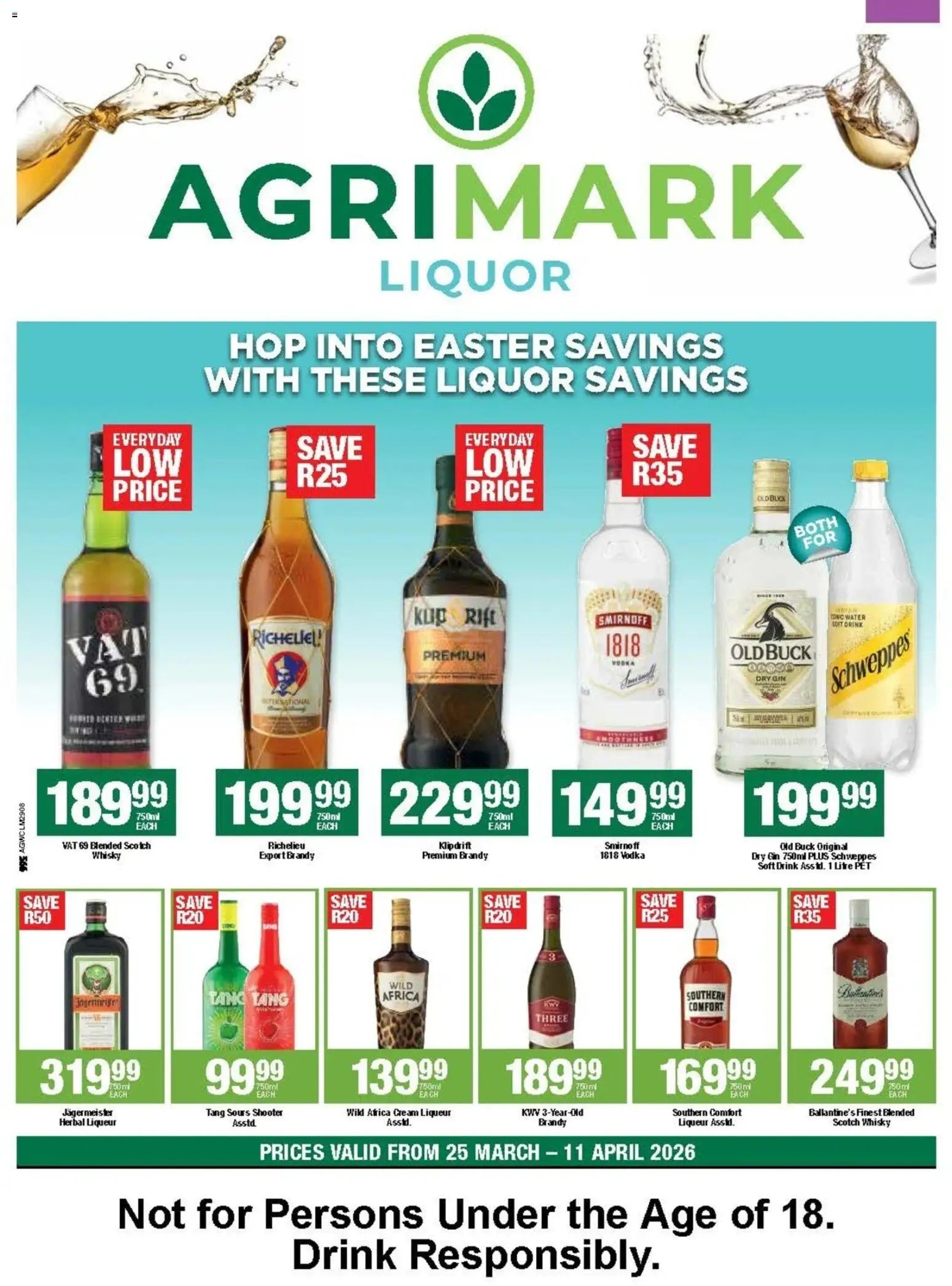 Agrimark Liquor Specials (2026-03-25 - 2026-04-11) | 1