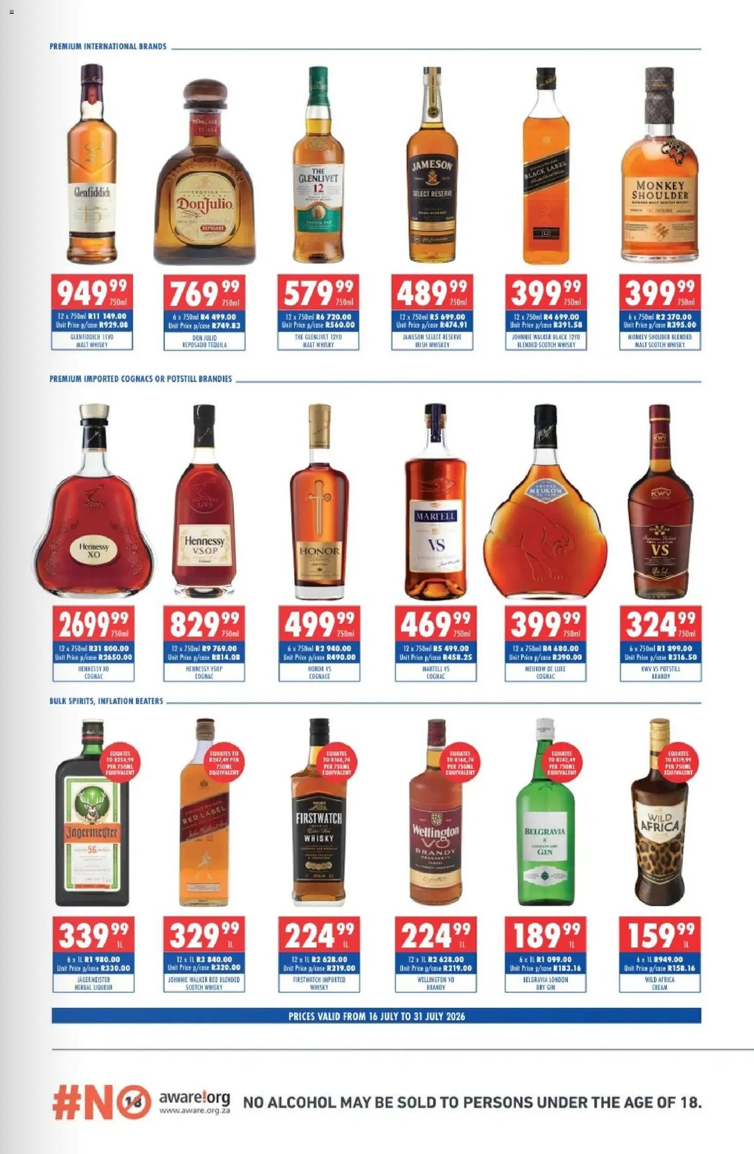 Ultra Liquors Specials