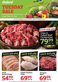 Oxford Freshmarket Tuesday Sale