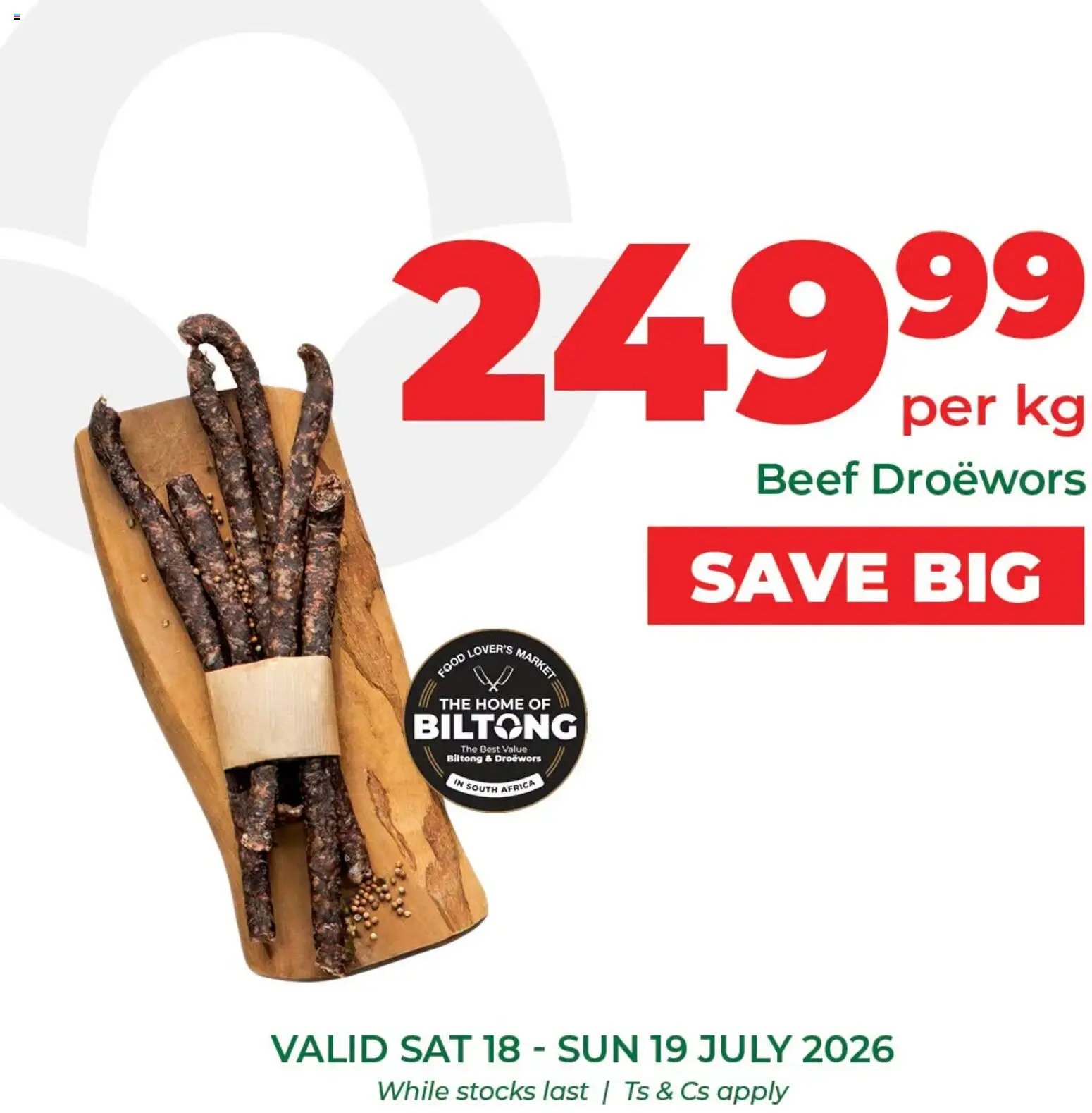 Food Lover's Market Game day deals