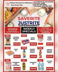 Saverite Specials
