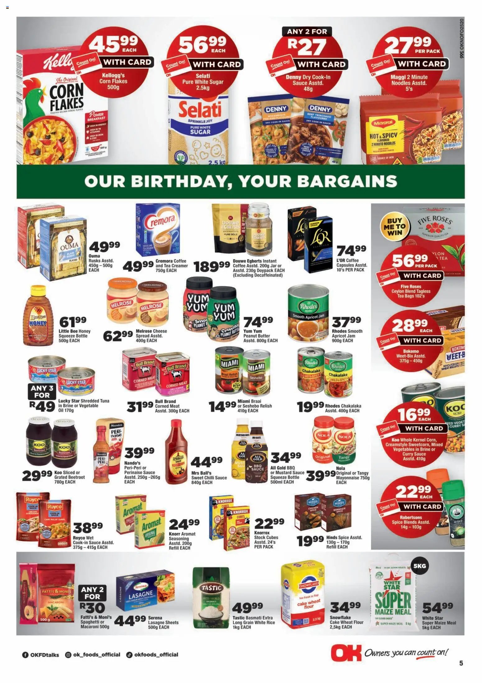 OK Foods - Gauteng - Specials