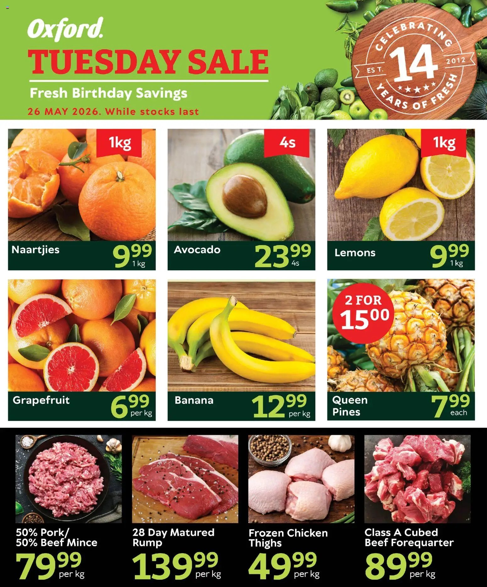 Oxford Freshmarket Tuesday Sale (2026-05-26 - 2026-05-26) | 1