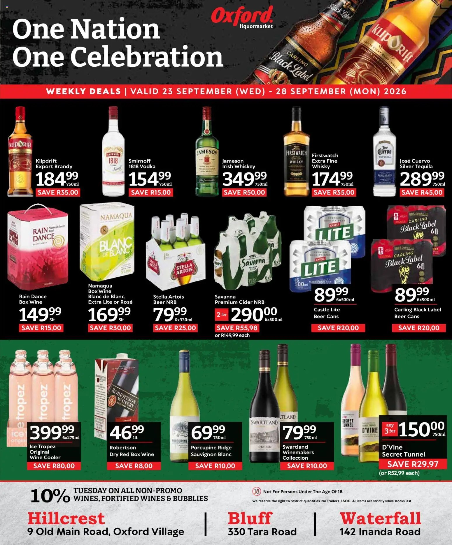 Oxford Freshmarket Specials
