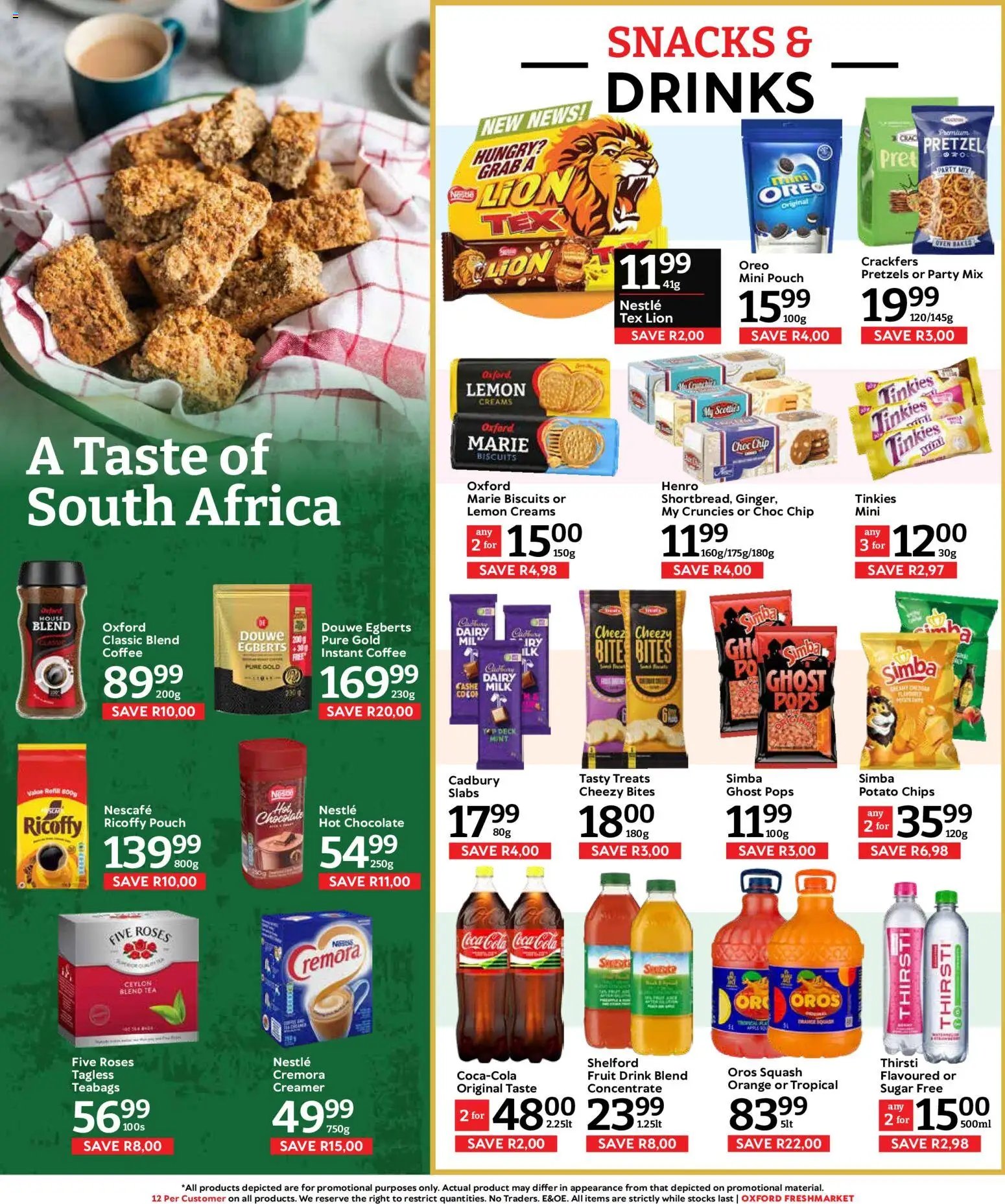 Oxford Freshmarket Specials