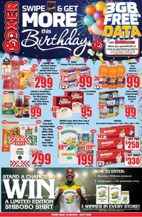 Boxer Western Cape - Specials