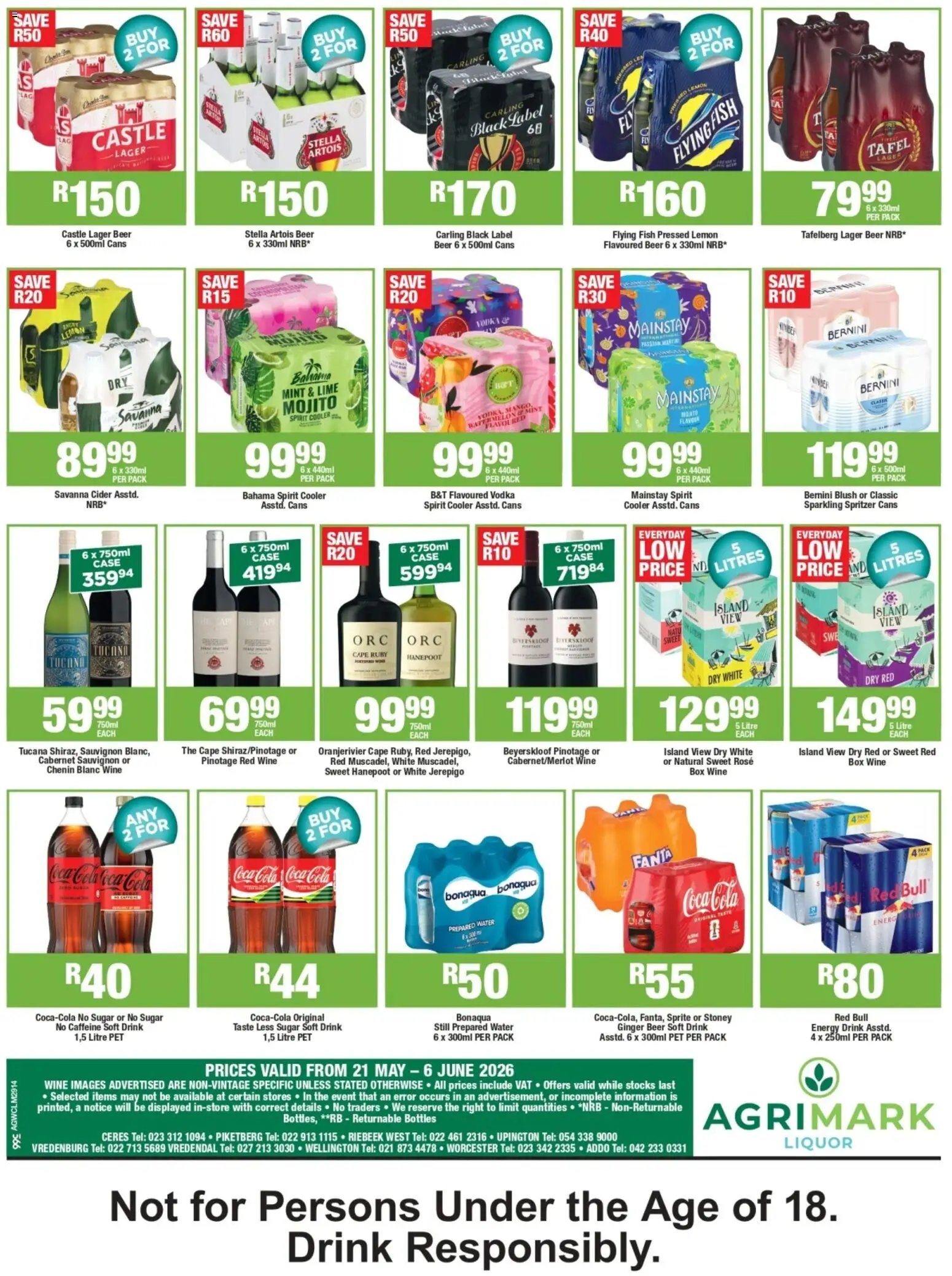 Agrimark Liquor Specials (2026-05-21 - 2026-06-06) | 2
