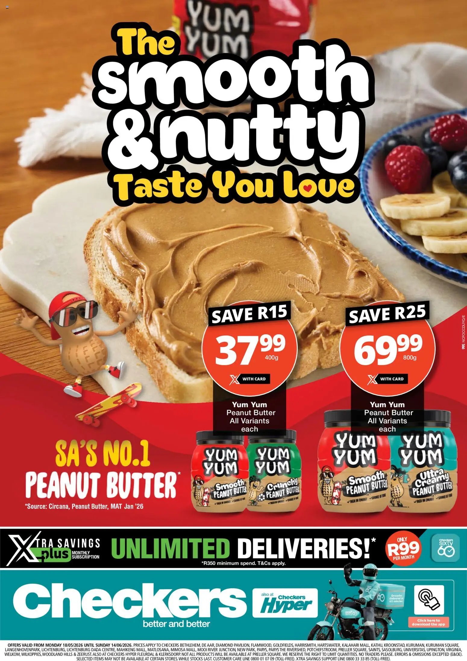 Checkers - Northern Cape - Yum Yum Promotion