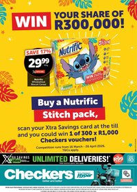 Checkers - Western Cape - Nutrific Promotion (2026-03-16 - 2026-04-26)