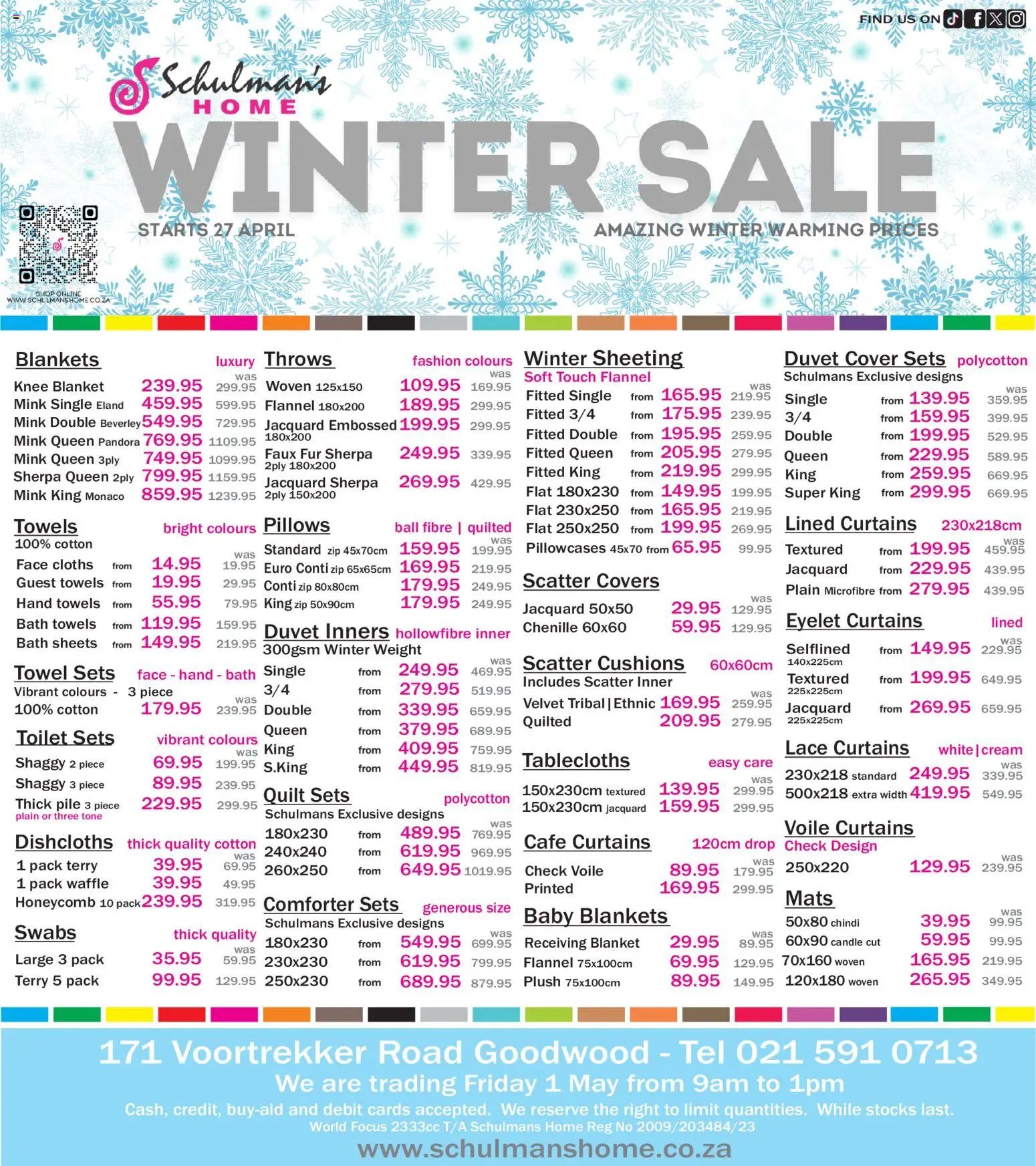 Schulman's Home Specials (2026-04-27 - 2026-05-31) | 1