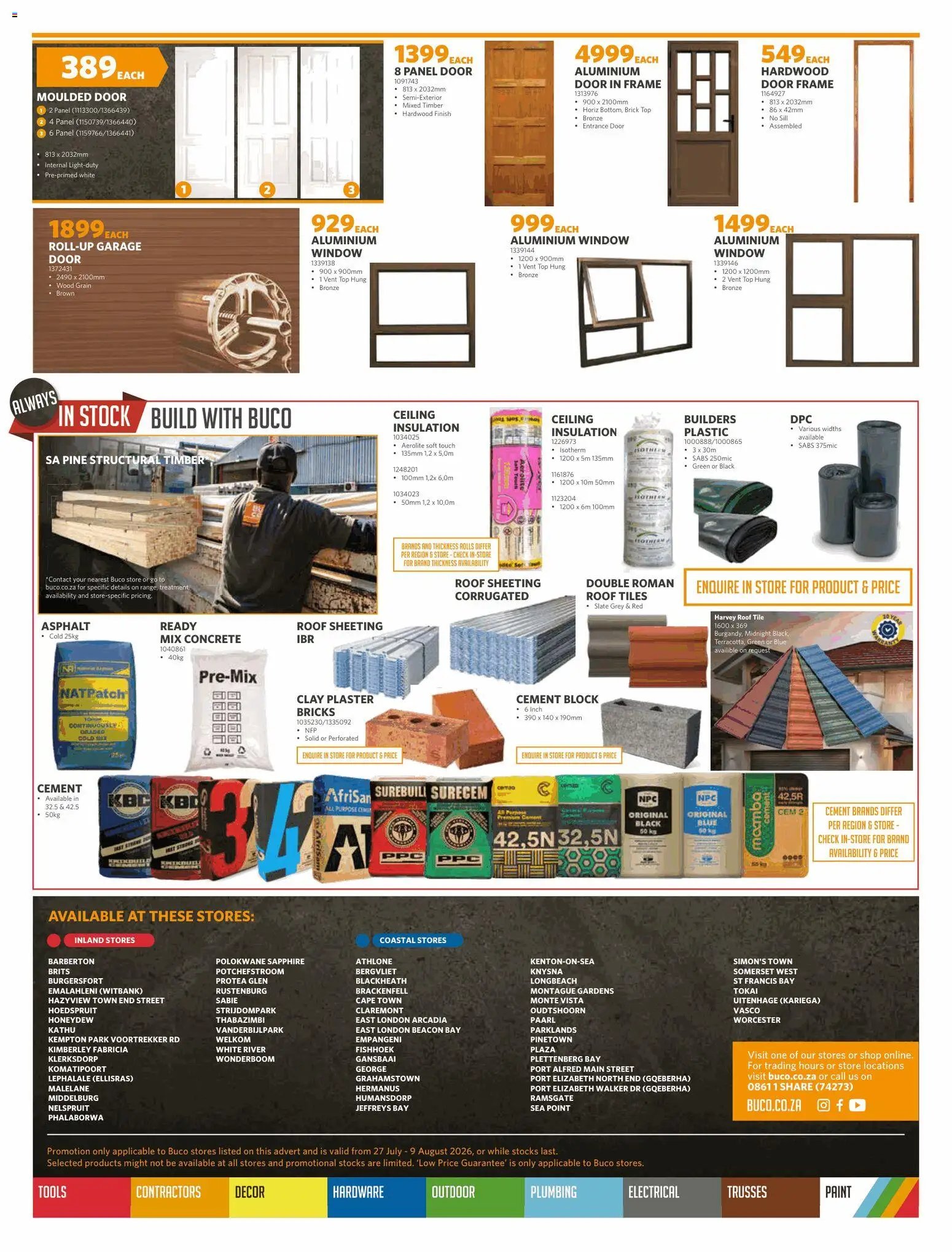 BUCO Orange Square Sale - Merchant
