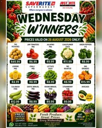 Saverite Wednesday Winners