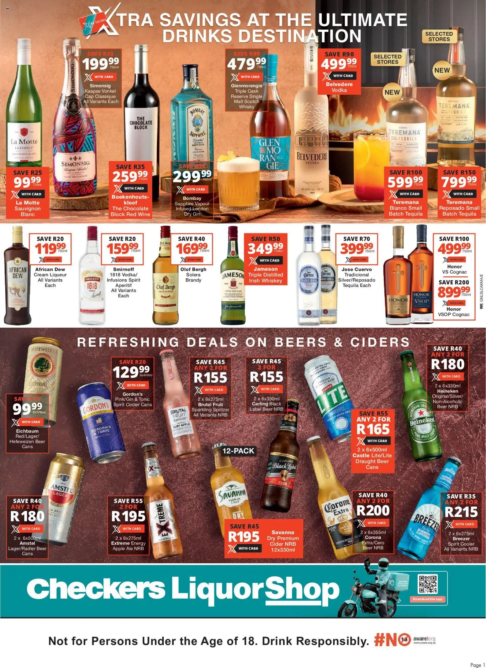 Checkers Gauteng - Liquorshop May Month-End Promotion