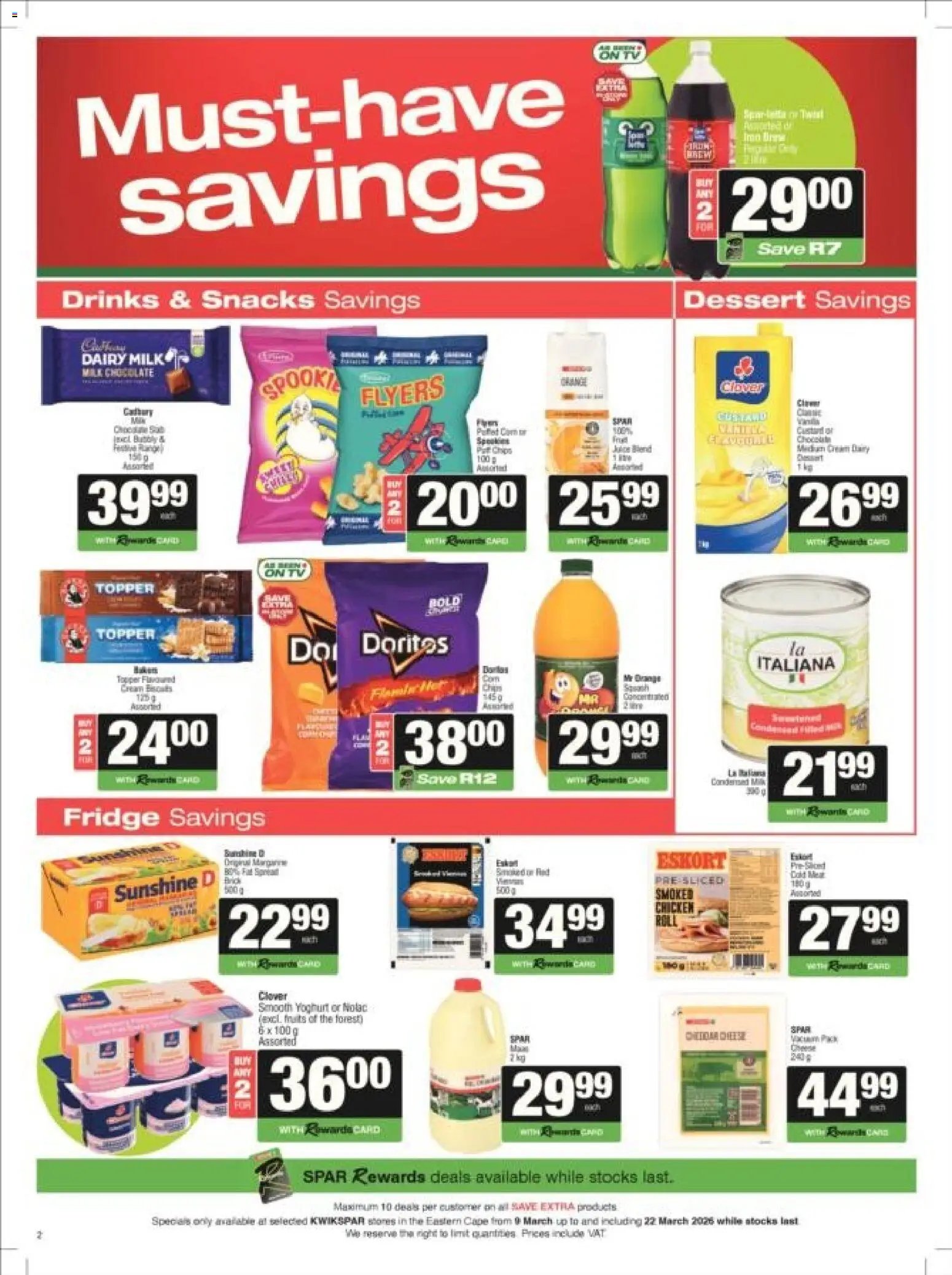 KWIKSPAR - Eastern Cape - Weekly Specials (2026-03-09 - 2026-03-22) | 2