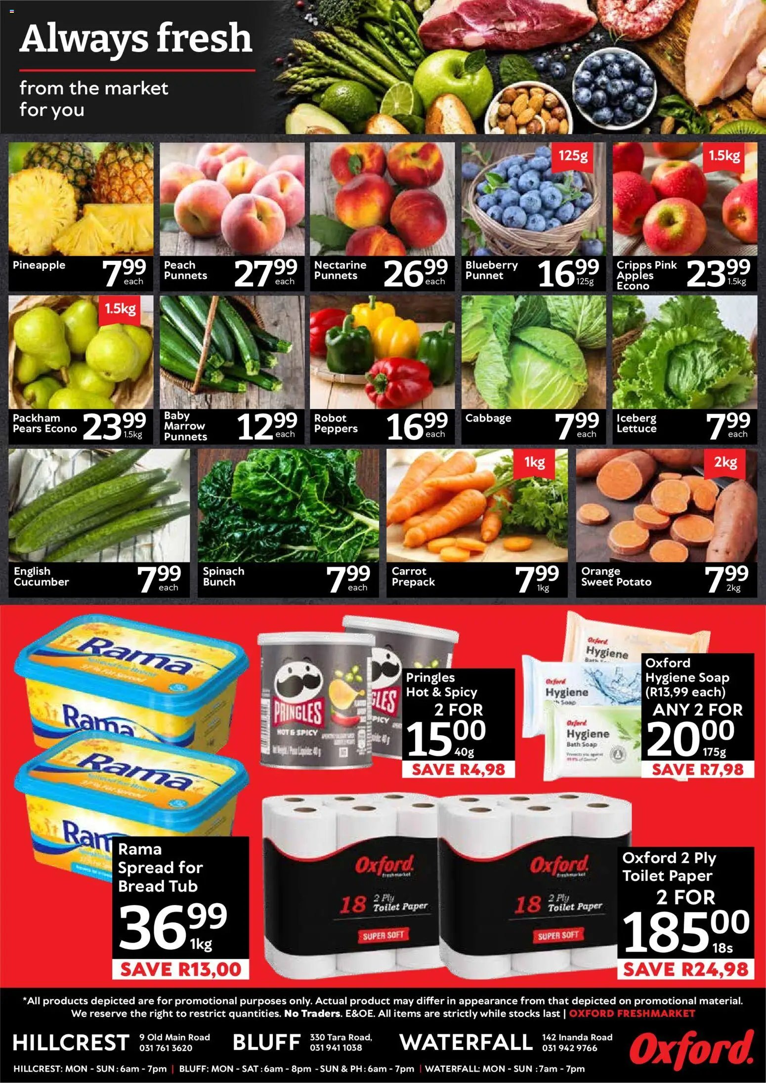 Oxford Freshmarket Price Drop
