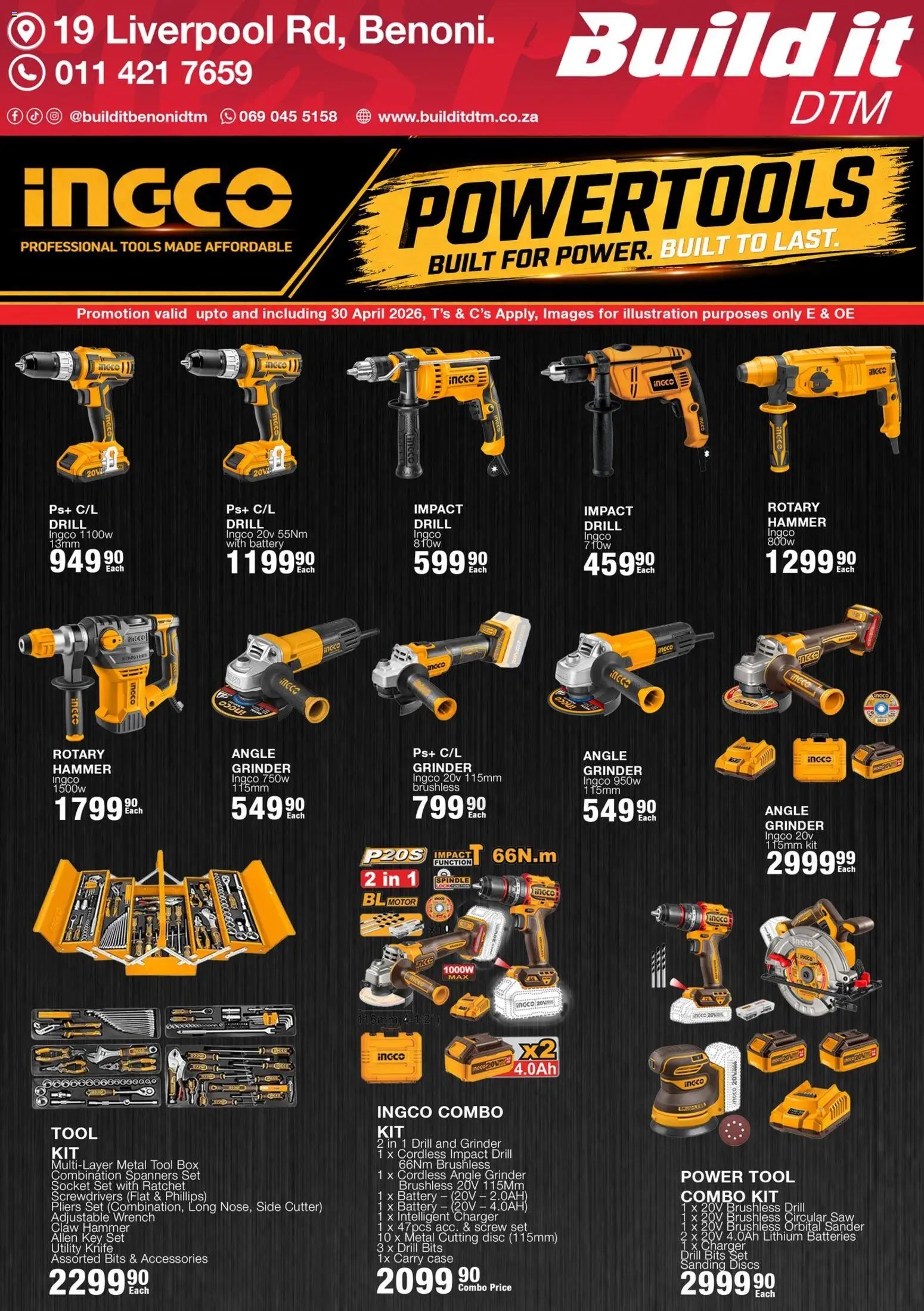 Build It INGCO Powertool Specials (2026-04-10 - 2026-04-30) | 1