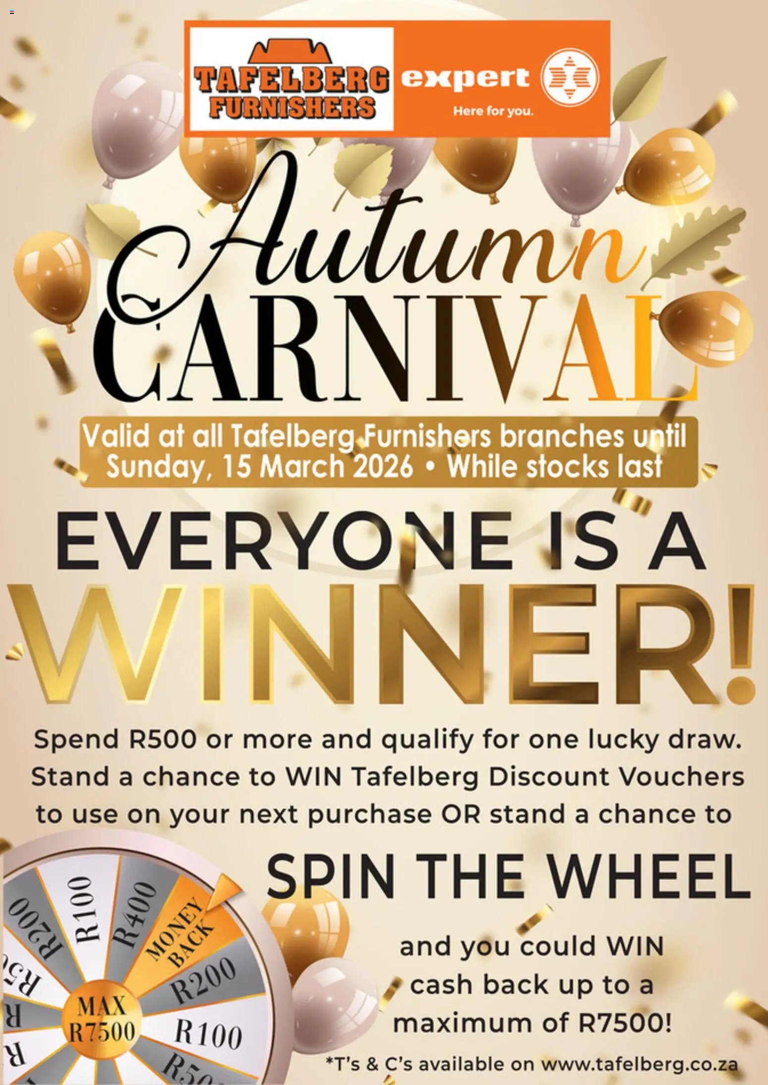 Tafelberg Furnishers Specials (2026-03-04 - 2026-03-15) | 1