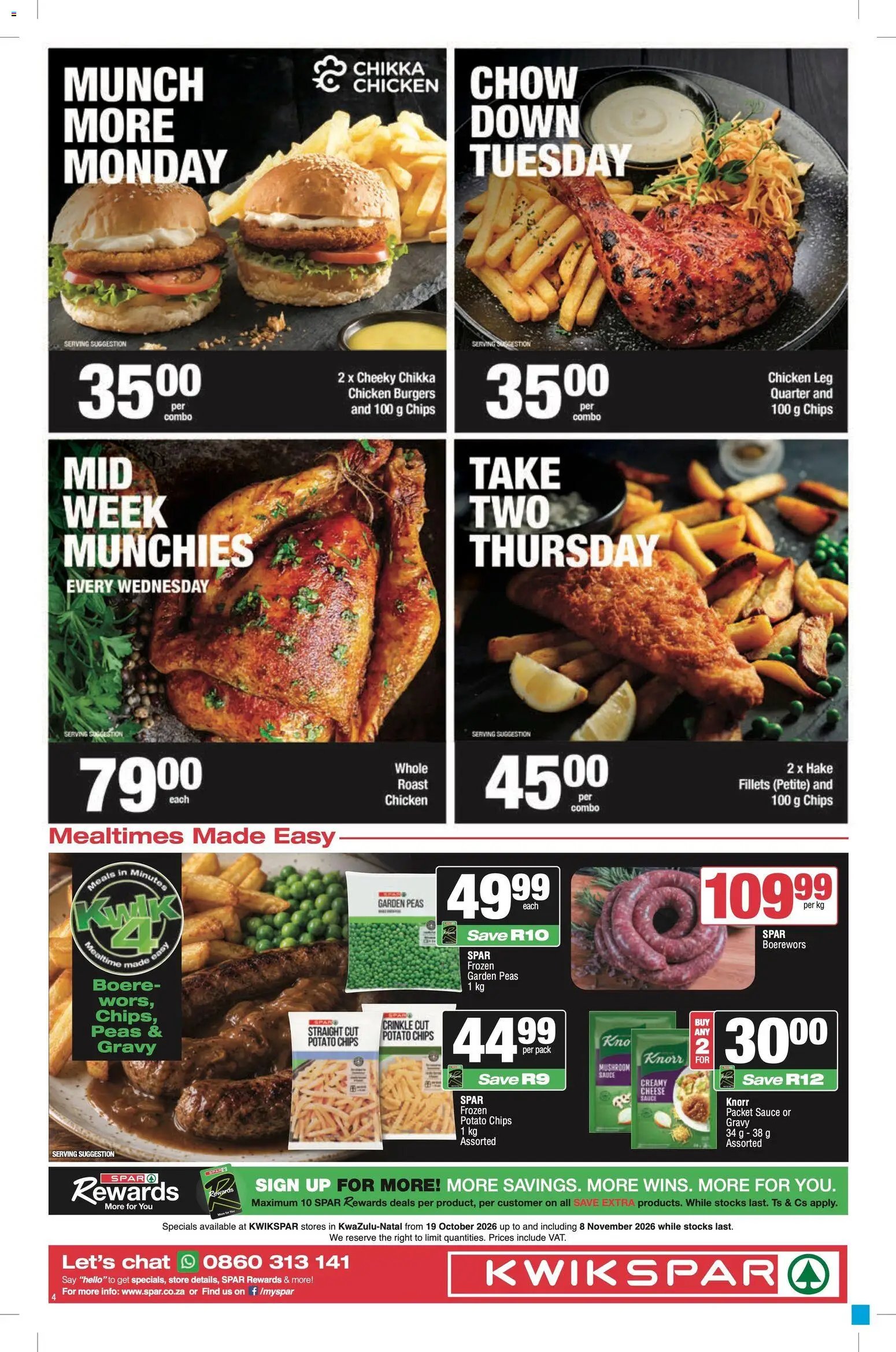 KWIKSPAR Specials