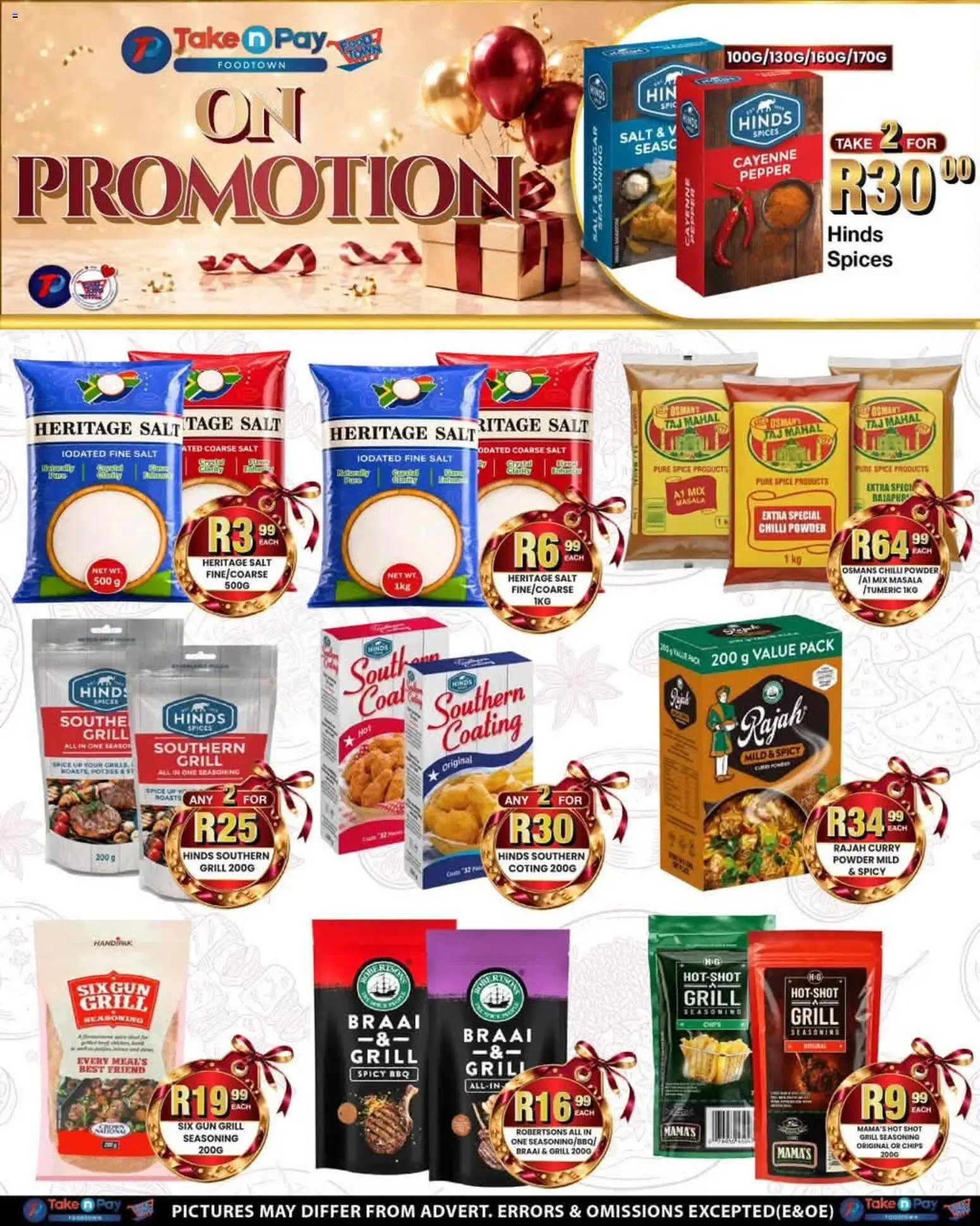 Take n Pay Specials