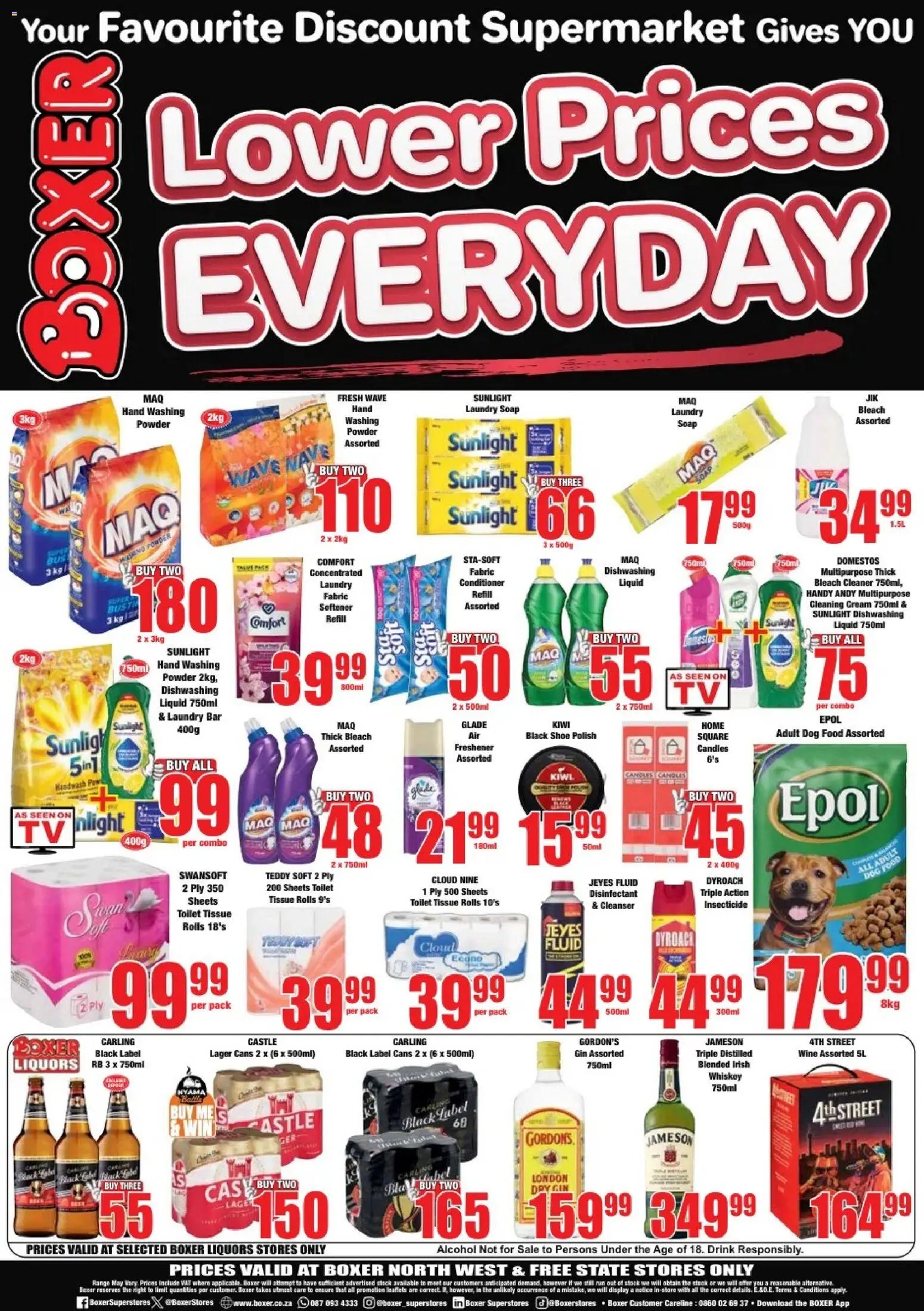 Boxer Free State, North West - Specials