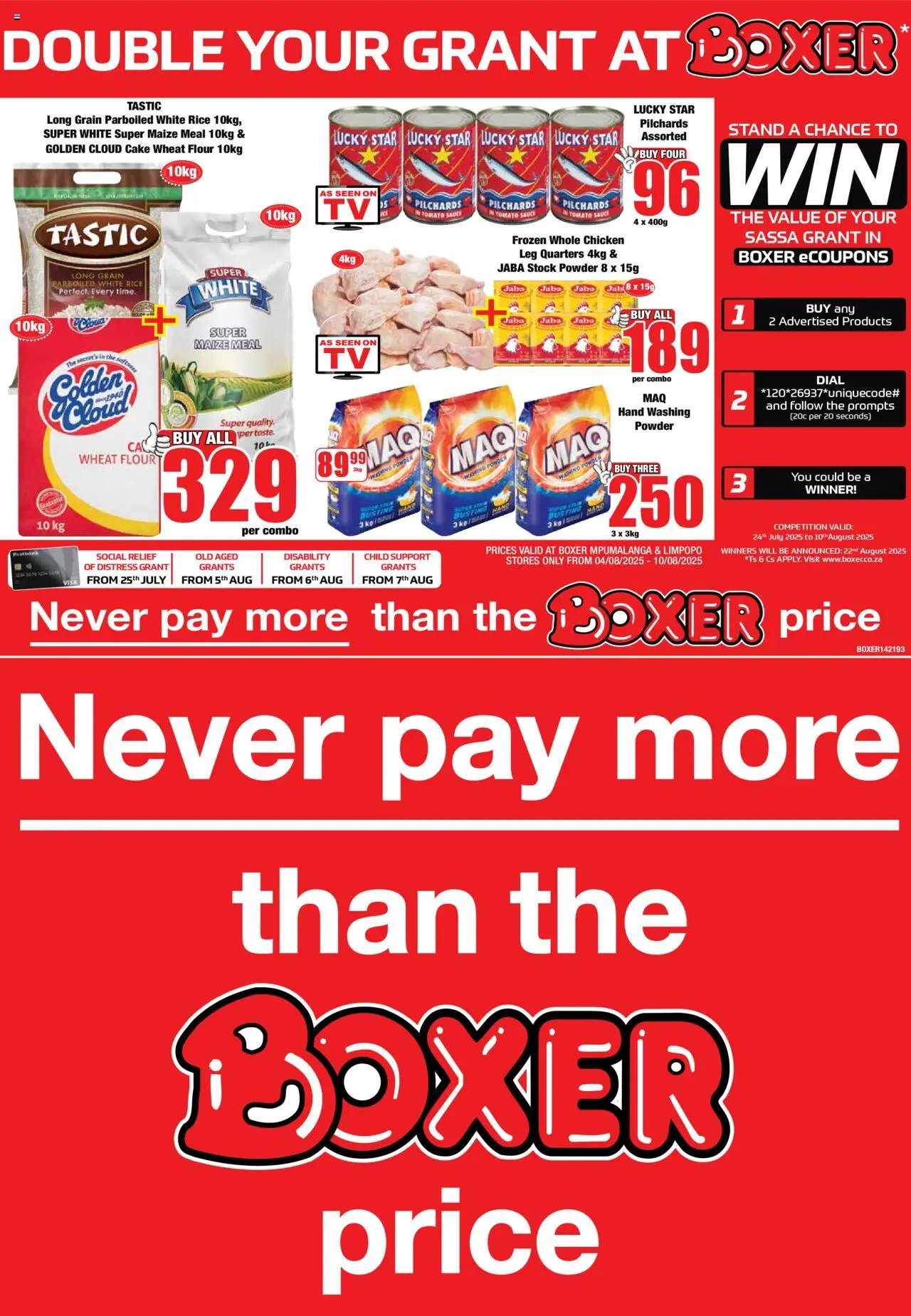 Boxer - Limpopo, Mpumalanga - Weekly Specials (2025-08-04 - 2025-08-10) | 1