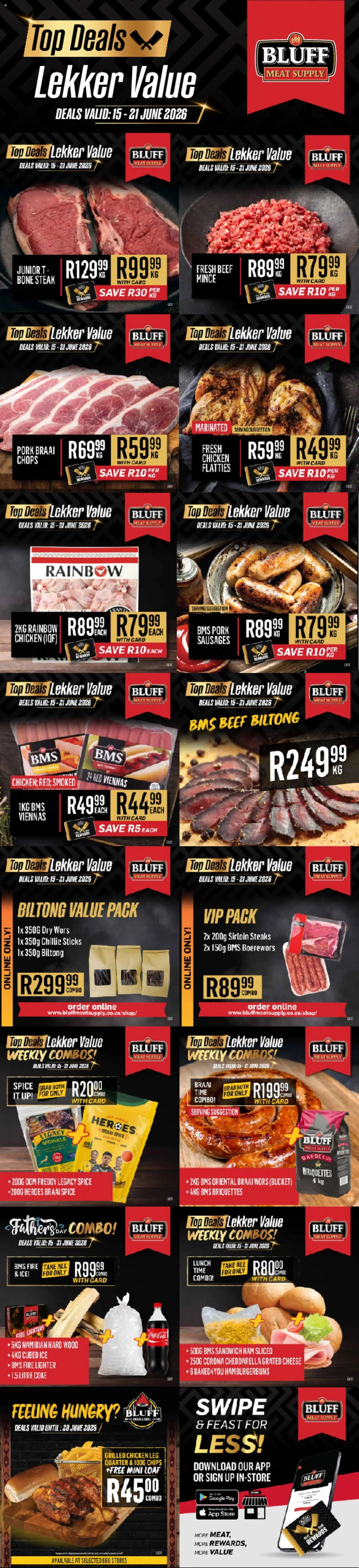 Bluff Meat Supply Top Deals. Lekker Value.