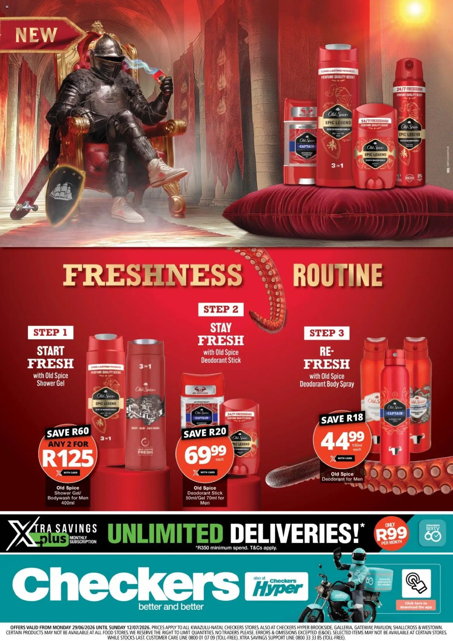 Checkers Kwazulu-Natal - Old Spice Promotion