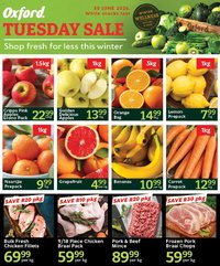 Oxford Freshmarket Tuesday Sale