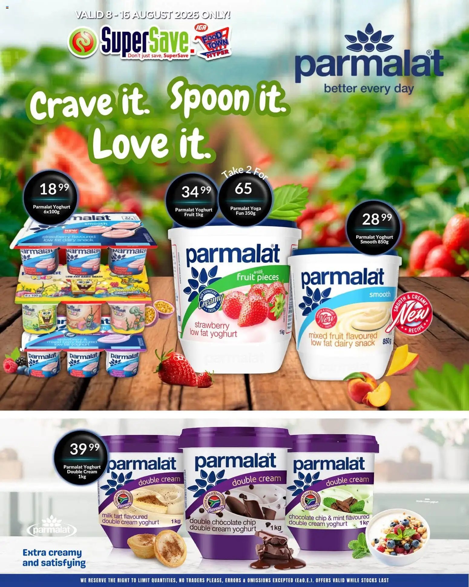 Super Save Parmalat favourites