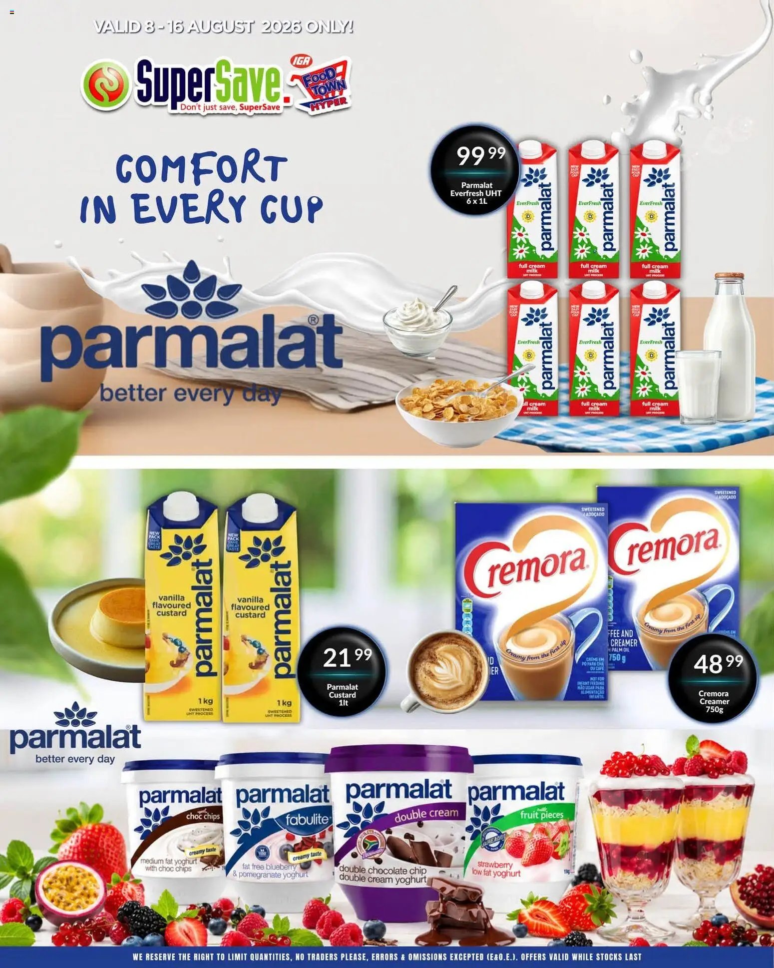 Super Save Parmalat favourites
