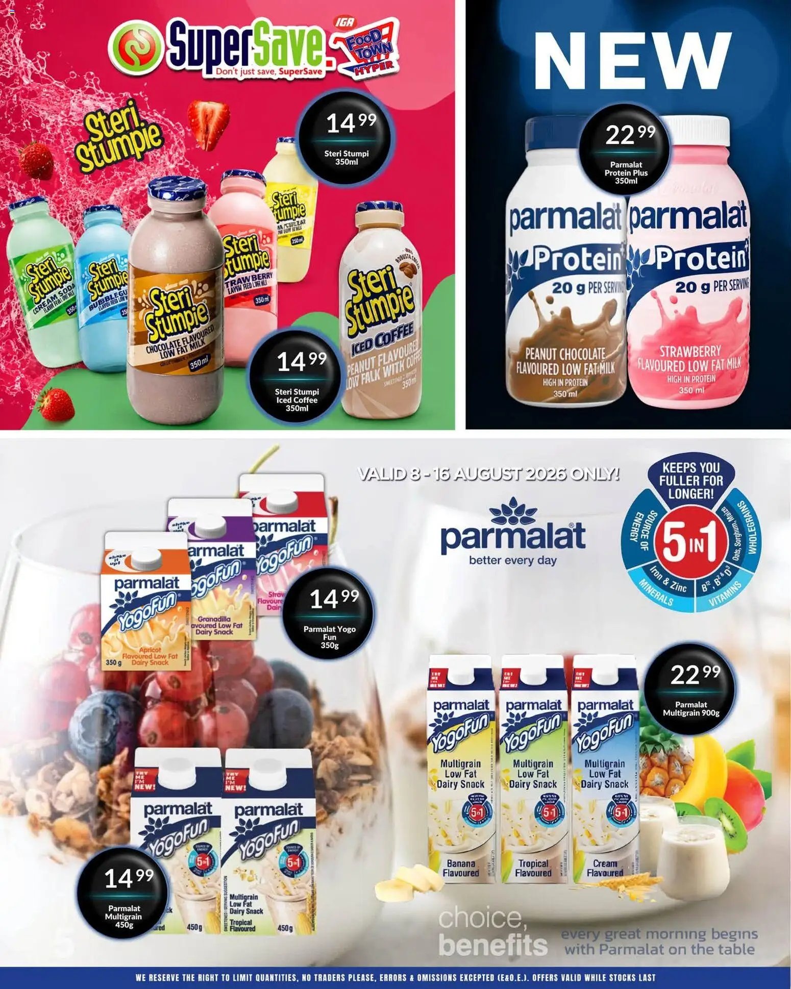 Super Save Parmalat favourites