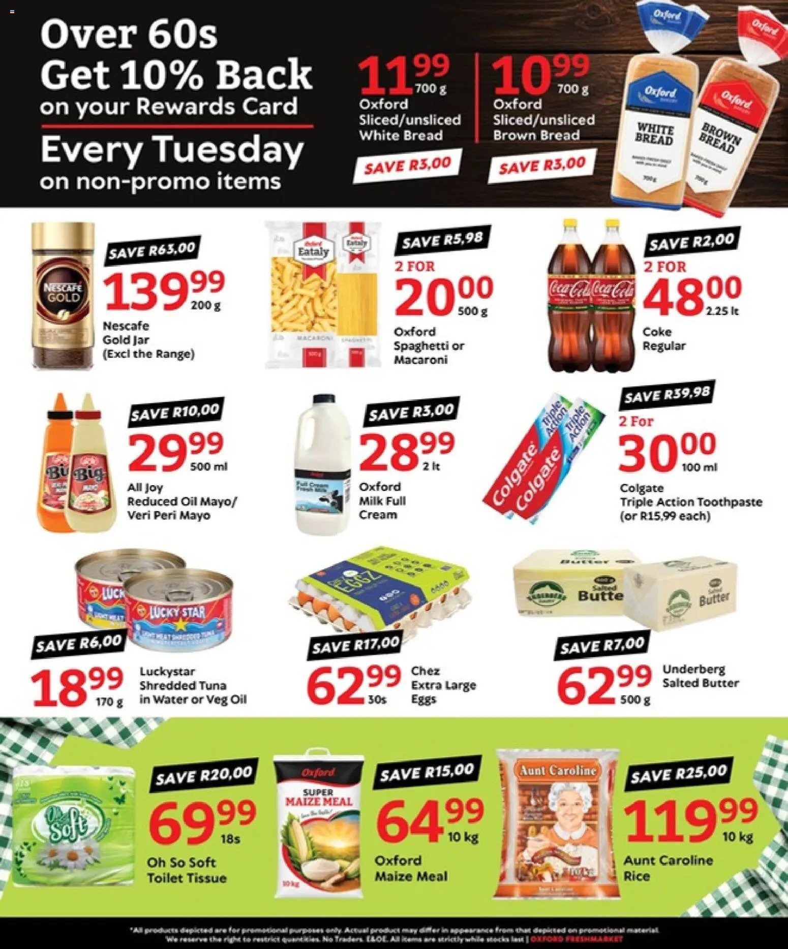 Oxford Freshmarket Tuesday Sale