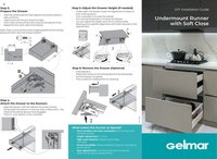 Gelmar - Undermount Runner with Soft Close